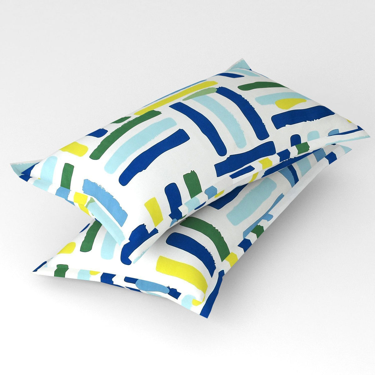 Velencia Flat Bedsheet White Yellow