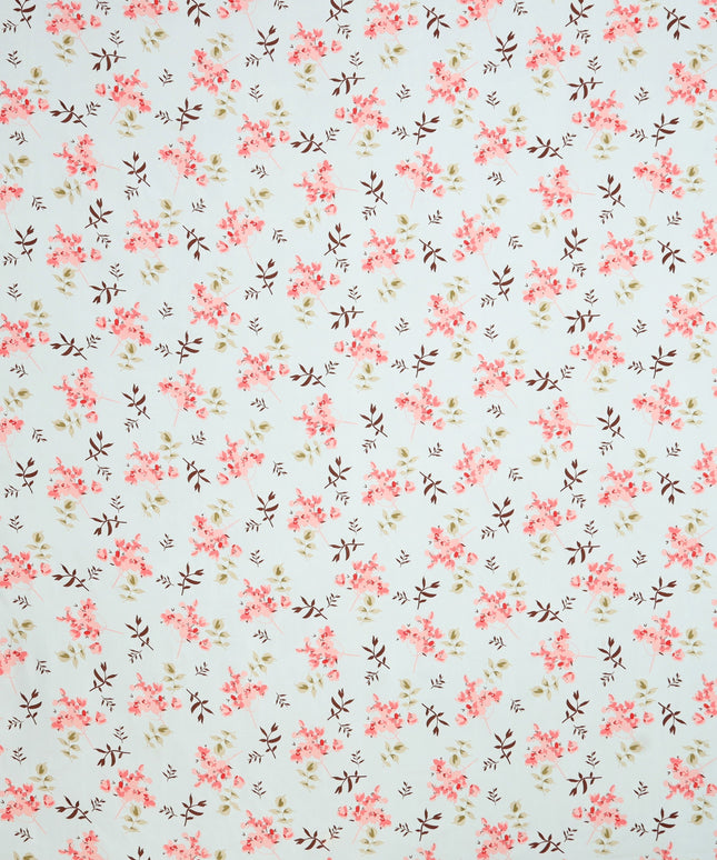 Velencia Flat Bedsheet Light Blue Pink