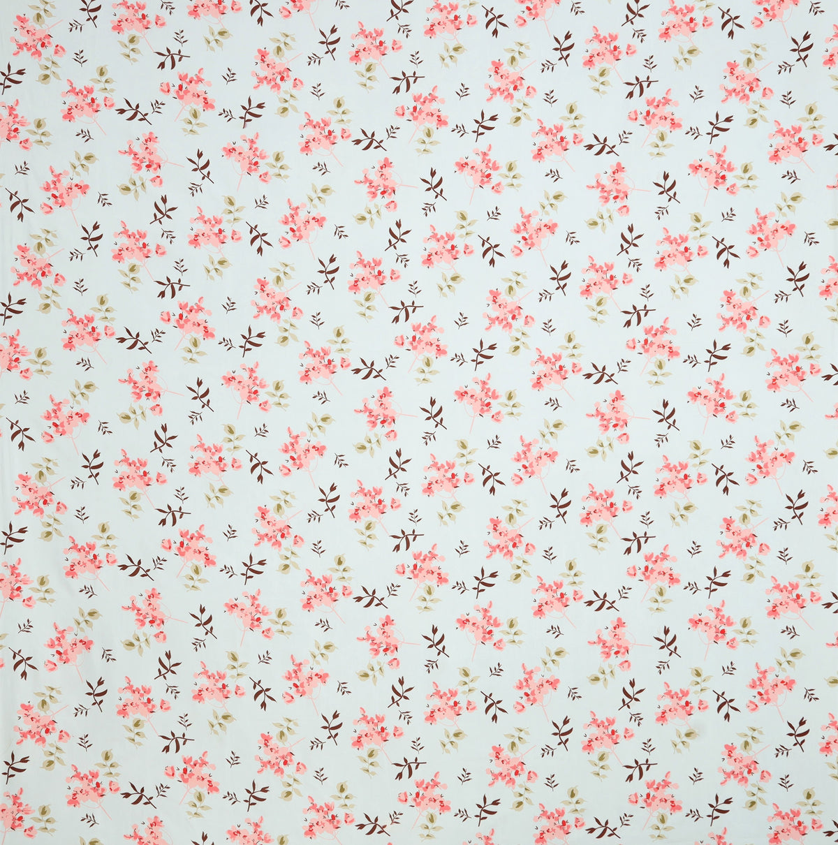 Velencia Flat Bedsheet Light Blue Pink