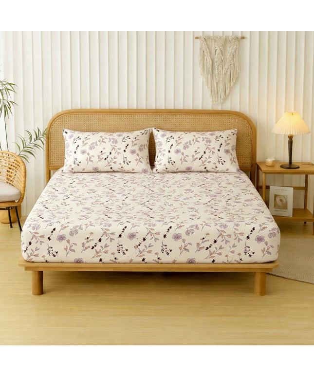 Velencia Flat Bedsheet Beige Light Brown