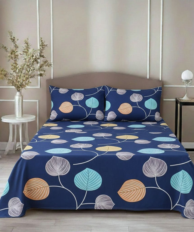 Prime Flat Bedsheet Dark Blue