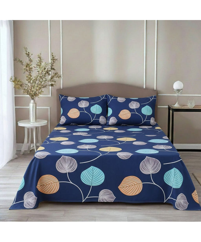Prime Flat Bedsheet Dark Blue