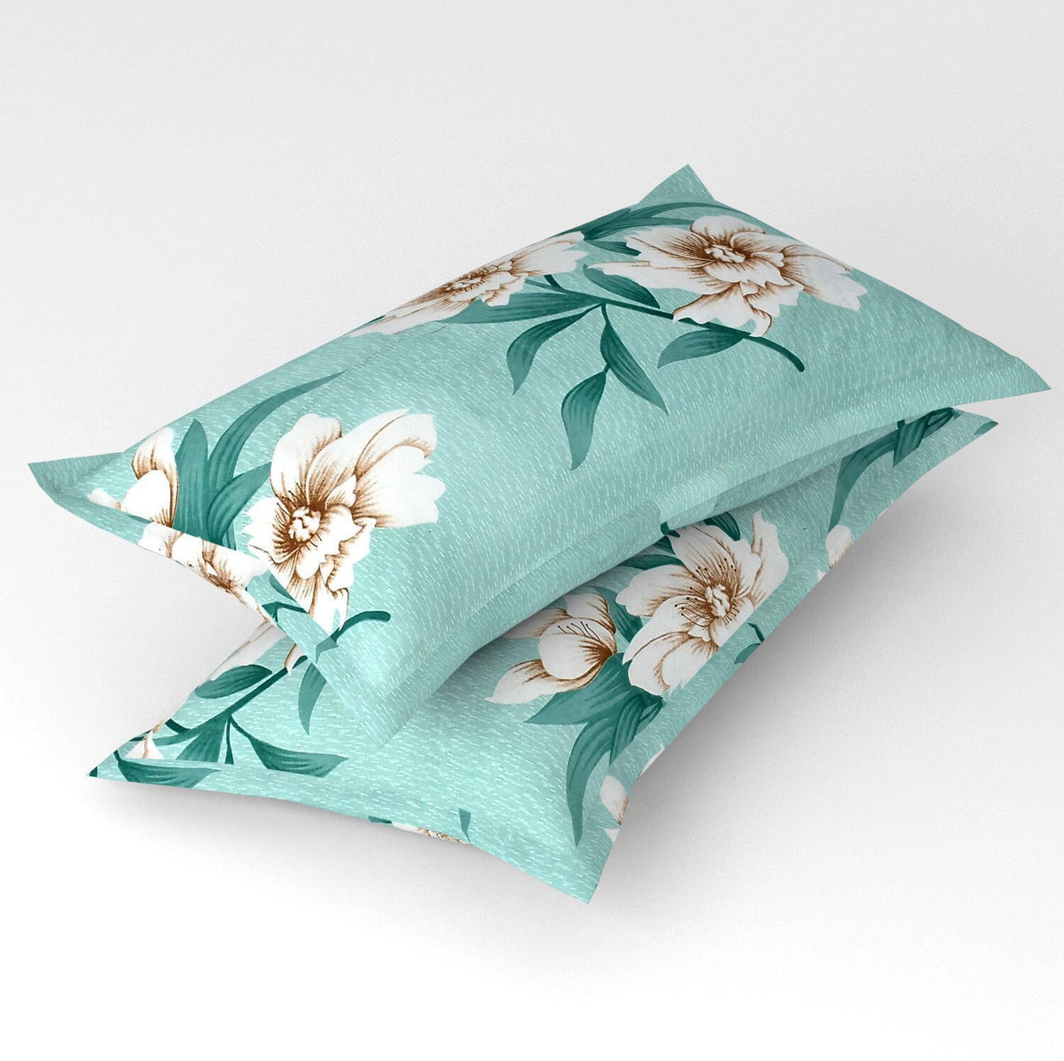 Prime Flat Bedsheet Beige Light Green