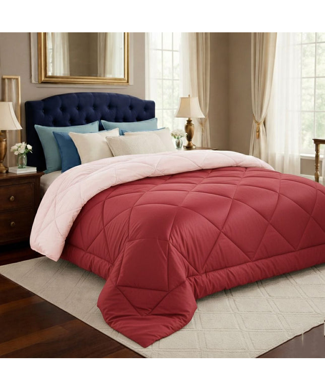 Solid Reversible Comforter Terracotta