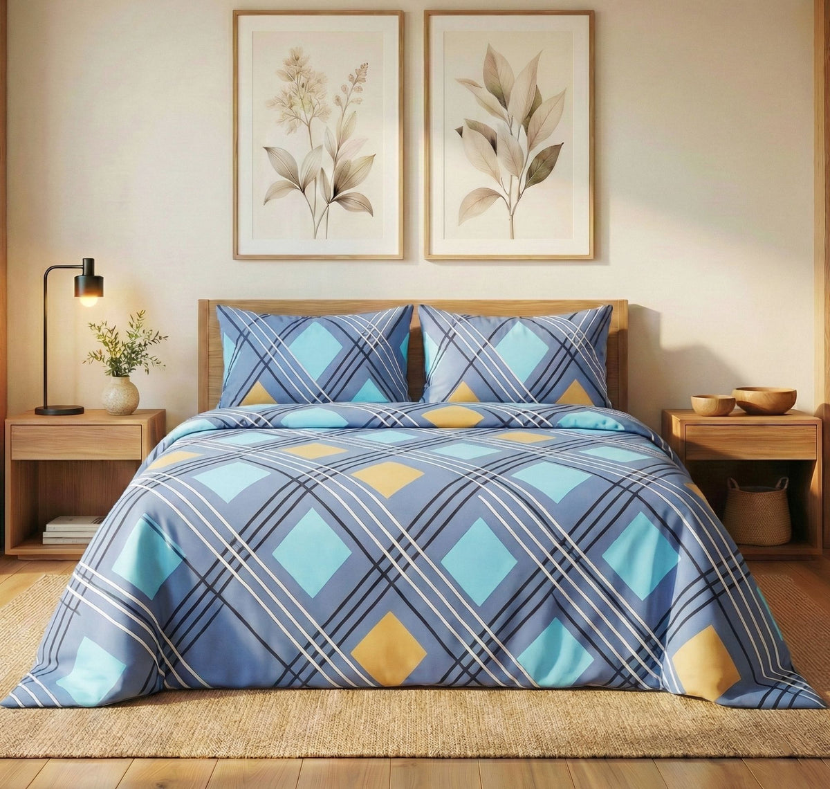 Kingston Xxl Flatsheet Blue