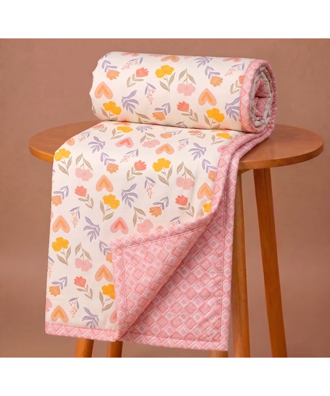 Stella Reversible Dohar Off White Pink
