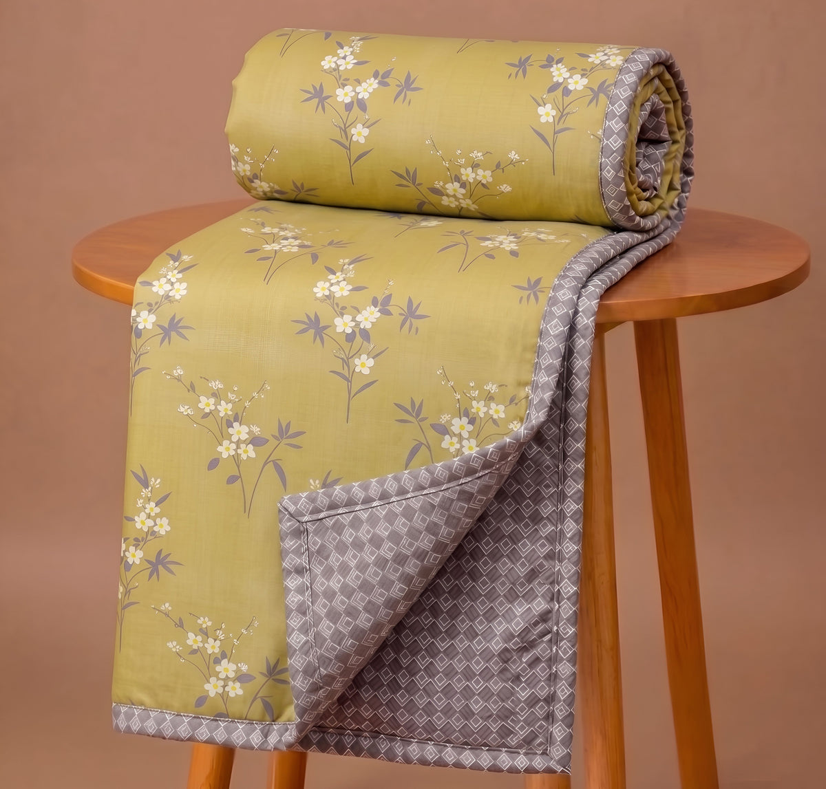 Stella Reversible Dohar Olive Green